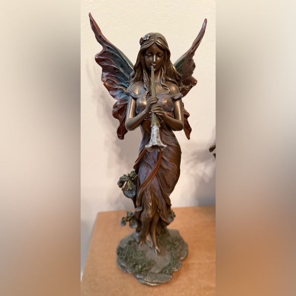 Bronze-Tone Fairy Garden Sculptures Set - Home Art - Picture 6 of 10